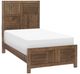 Legacy Kids Teen Summer Camp Brown Twin Youth Panel Bed-5