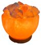 A & B Home Pink Himalayan Salt Lamp with Crystal Chunk Shape and Wooden Base-2