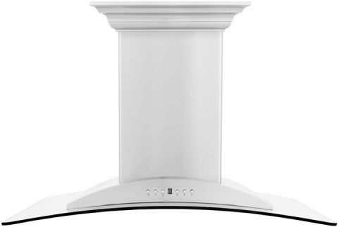 ZLINE 30" Stainless Steel Island Mounted Range Hood with CrownSound® Bluetooth Speakers