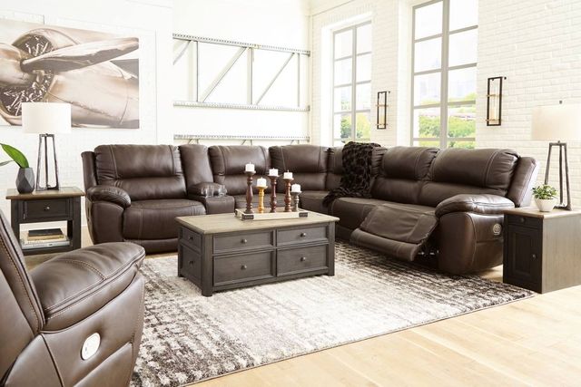 Signature Design by Ashley® Dunleith 2-Piece Chocolate Living Room Set-3