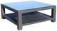 CabanaCoast® Customizable Chorus Wicker 42" Outdoor Square Coffee Table-0