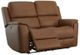 Flexsteel® Henry Caramel Power Reclining Loveseat with Power Headrests and Lumbar-3