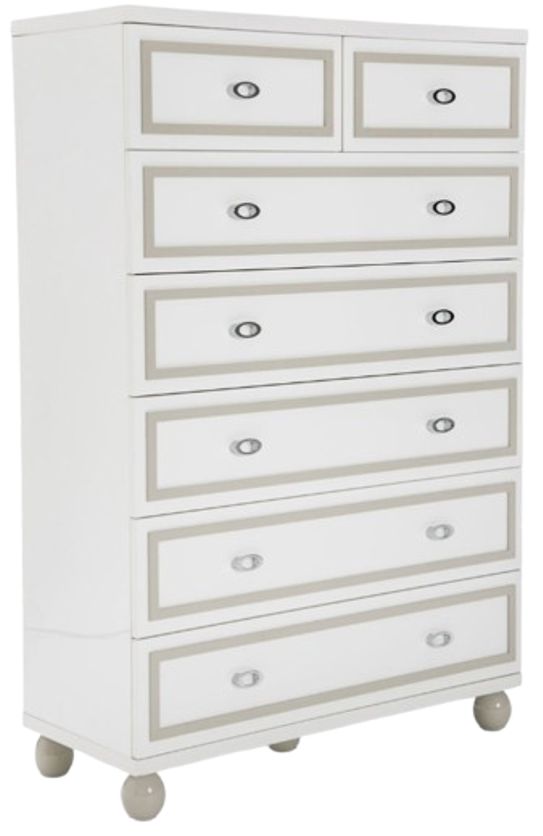 Michael Amini® Sky Tower™ White Cloud Chest-0