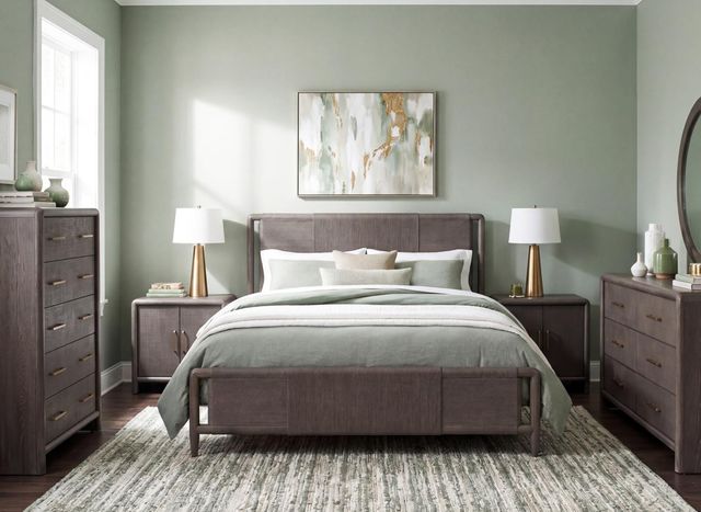 Legacy Classic Maren Truffle California King Woven Panel Bed-1