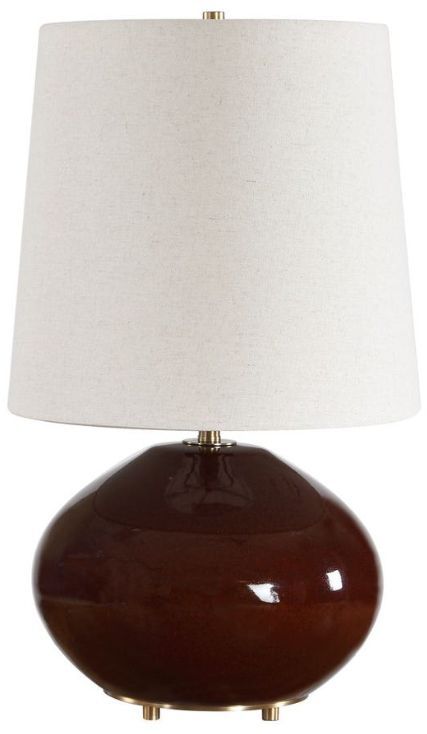 Uttermost® Allemand Ruby Red Glaze Table Lamp-4