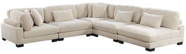 Homelegance® Traverse 5-Piece Beige 135" Modular Sectional-0