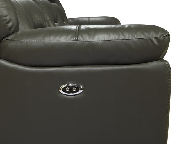 New Classic® Home Furnishings Sebastian Gray Leather Sofa-3