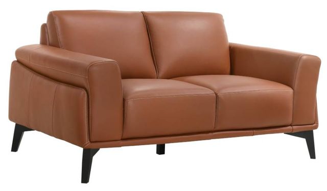 New Classic® Home Furnishings Como Terracotta Loveseat-0