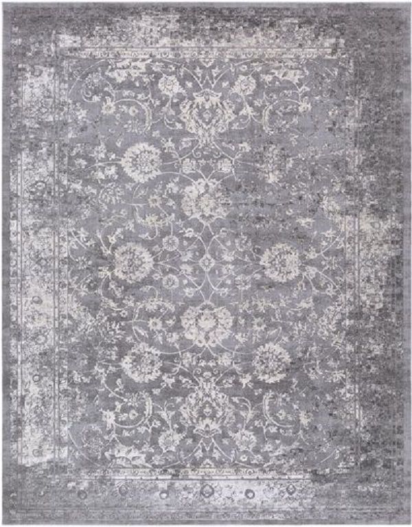 Surya Tibetan Medium Gray 2'x3' Throw Rug-0