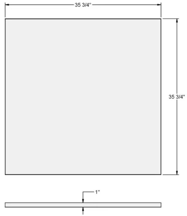 Amisco Customizable Carbon Bar Height Dining Table-1