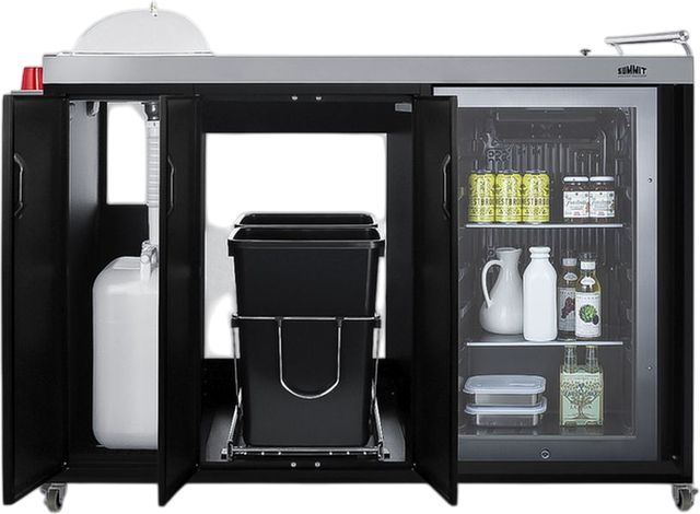 Summit® 60" Glass Outdoor Portable Kitchenette -2