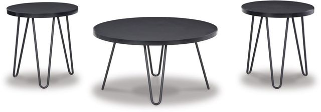 Signature Design by Ashley® Blitzyn 3-Piece Black Occasional Table Set-0