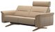 Stressless® by Ekornes® Stella Beige Manual Reclining Loveseat with One Headrest and Wood Base-0