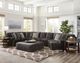 Jackson Furniture Mammoth 3-Piece Smoke Sectional-1