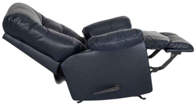 Franklin™ Trilogy Federica Navy Leather Power Rocker Recliner-1