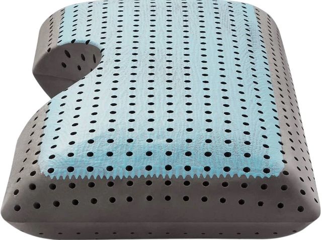 Malouf® Z® Shoulder CarbonCool™ LT + OmniPhase™ King Bed Pillow-4