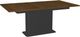 Amisco Customizable Lucarelli 96" Rectangular Extendable Table with 1" Walnut Veneer and 1 Leaf-0