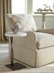 Tommy Bahama® Furniture Ocean Breeze Rockville marble Top Martini Table with Aged Pewter Base-1