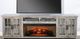 Sunny Designs™ Alpine Grey 4-Door Media Console with Fireplace Option-1