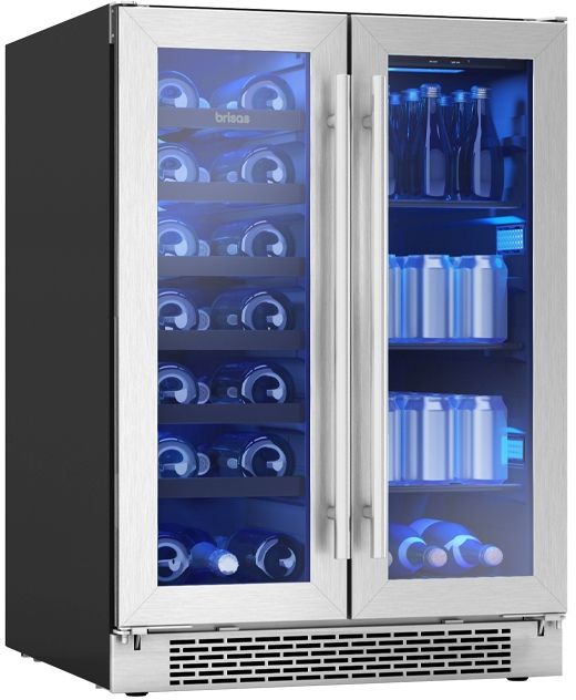 Zephyr Brisas 5.2 Cu. Ft. Stainless Steel Frame Wine Cooler-1