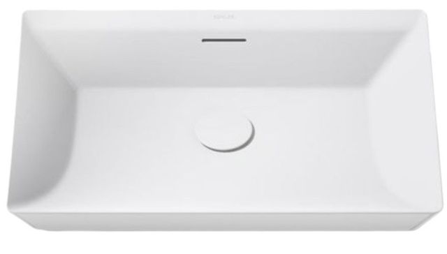 Kohler Brazn® White 23" x 16" Rectangular Vessel Bathroom Sink-4