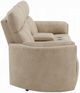 ACME Furniture Elison Dark Beige Manual Reclining Loveseat with Console-3