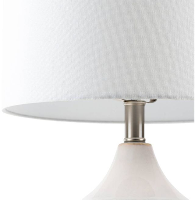 Surya Jessore White Glazed Lamp-4