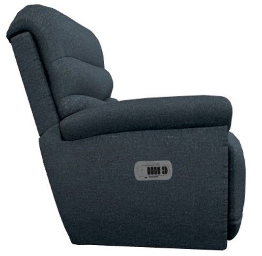 La-Z-Boy® Joshua Navy Power Wall Recliner with Headrest and Lumbar-3