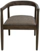 International Furniture Direct Natural Teca Brown/Gray Arm Chair-3