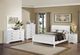 Mazin Furniture Mayville White Full Sleigh Bed-1