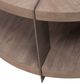 Liberty Furniture Harlow Sandston Round Cocktail Table with Satin Nickel Base-4