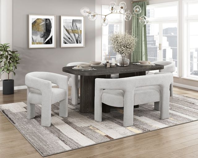 Homelegance® Marais Light Gray Dining Bench-1