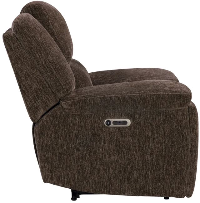 Parker House® Bronco Plush Umber Power Recliner with Zero Gravity-4