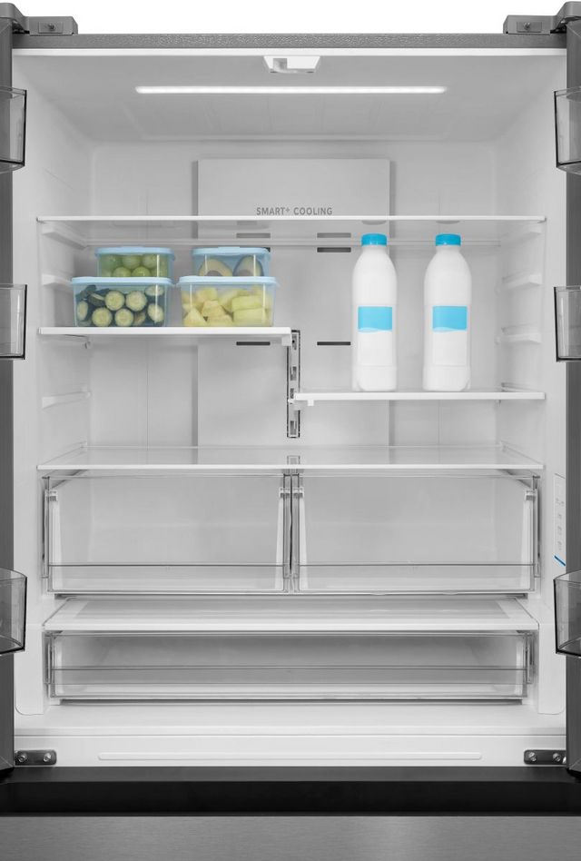 Midea® 33" 22.6 Cu. Ft. Stainless Steel Counter Depth French Door Refrigerator with Icemaker-5