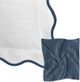 Laura Park Designs Navy/White King Scalloped Duvet Cover-2