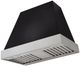 AGA Euclid 36" Black Wall Mounted Range Hood  with Brushed Nickel Trim-0