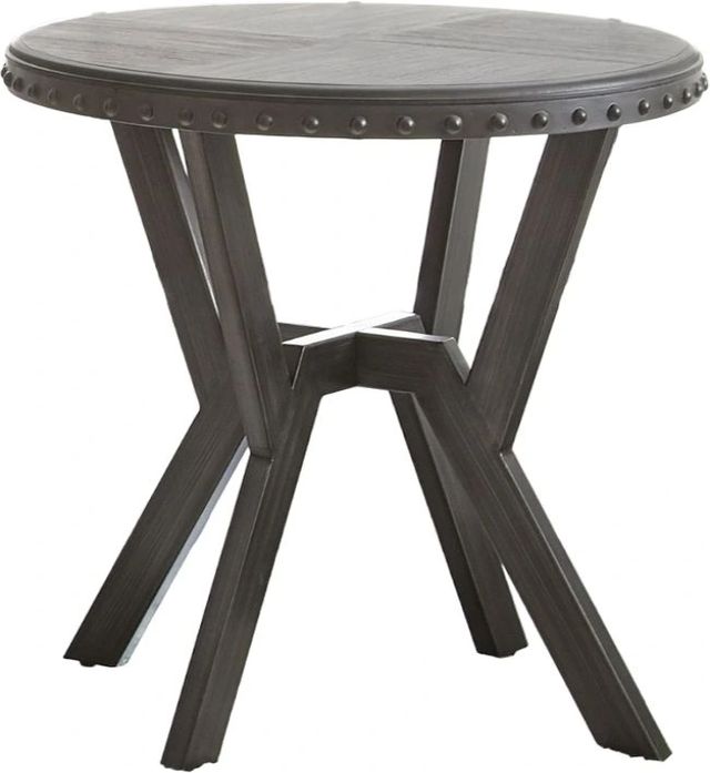 Steve Silver Co. Alamo Gray Round End Table-0