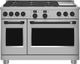 Café™ 48" Flat Black Pro Range Handle and Knob Kit-1