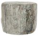 A & B Home Gray Small Round Tree Stump Cement Stool-2