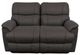 La-Z-Boy® Trouper Walnut Leather Manual Reclining Loveseat-1