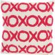 Nourison Home™ Lifestyle Hot Pink Tufted XOXO Throw Pillow-0