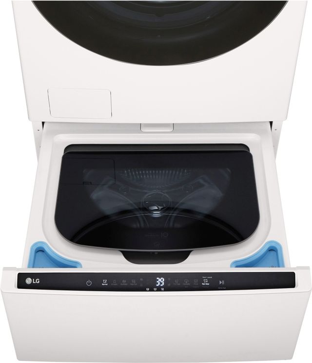 LG SideKick® 27” W x 15" H Alpine White Laundry Pedestal with Detergent and Softener Dispensers-3