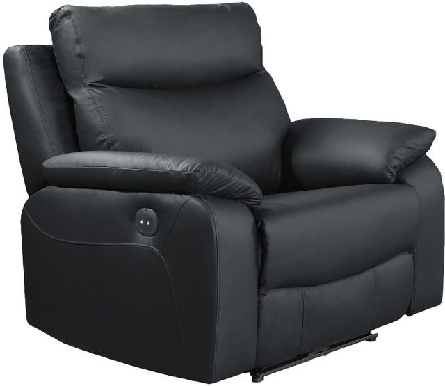 Mazin Furniture Wembley Black Power Reclining Chair-0