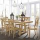 Liberty Furniture Lindsey Farm 7-Piece Natural Trestle Dining Table Set-1