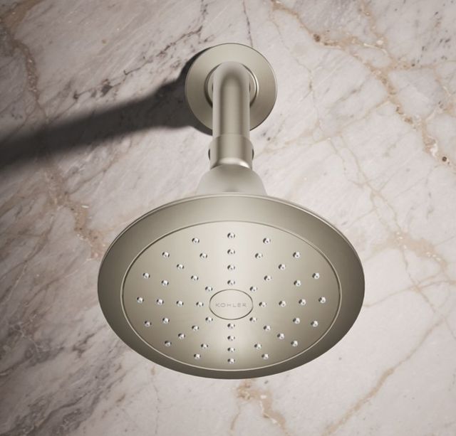 KOHLER® Forté® Rite-Temp® Vibrant Brushed Nickel 1.75 GPM Single-Function Showerhead-4
