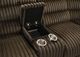 Coaster® Atkinson Chocolate Upholstered Reclining Sectional Sofa-4