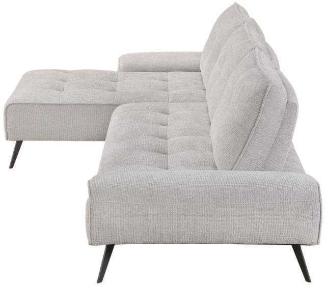 Homelegance® Dominic 2-Piece Light Gray Left-Arm Facing Sectional and Chaise-3