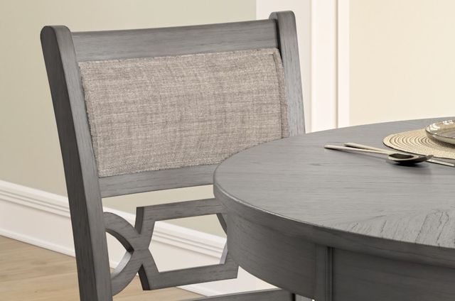 Signature Design by Ashley® Wrenning 5-Piece Gray Counter Dining Table Set-2