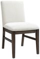 Intercon West End Parson Ivory/Saddle Side Chair-0