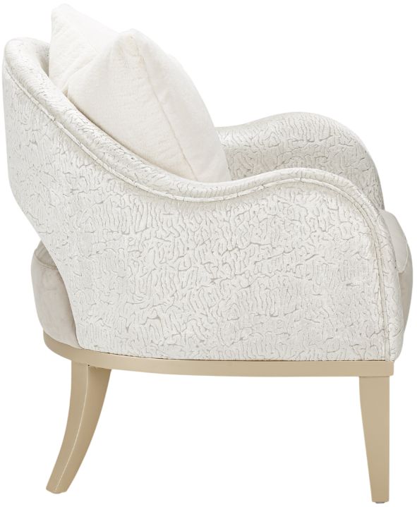 Michael Amini® Yvette Porcini/White Accent Chair -3